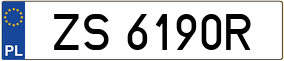 Truck License Plate